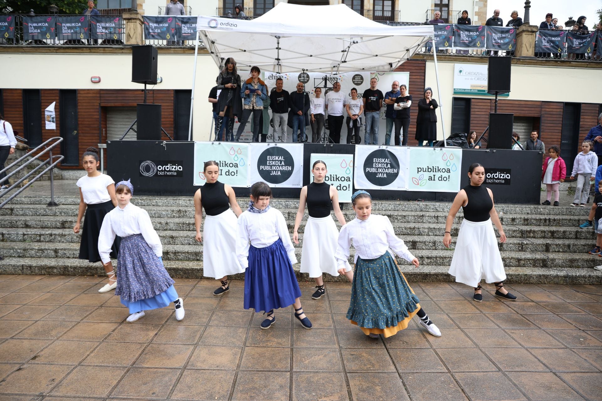 Fiesta de la escuela pública en Ordizia