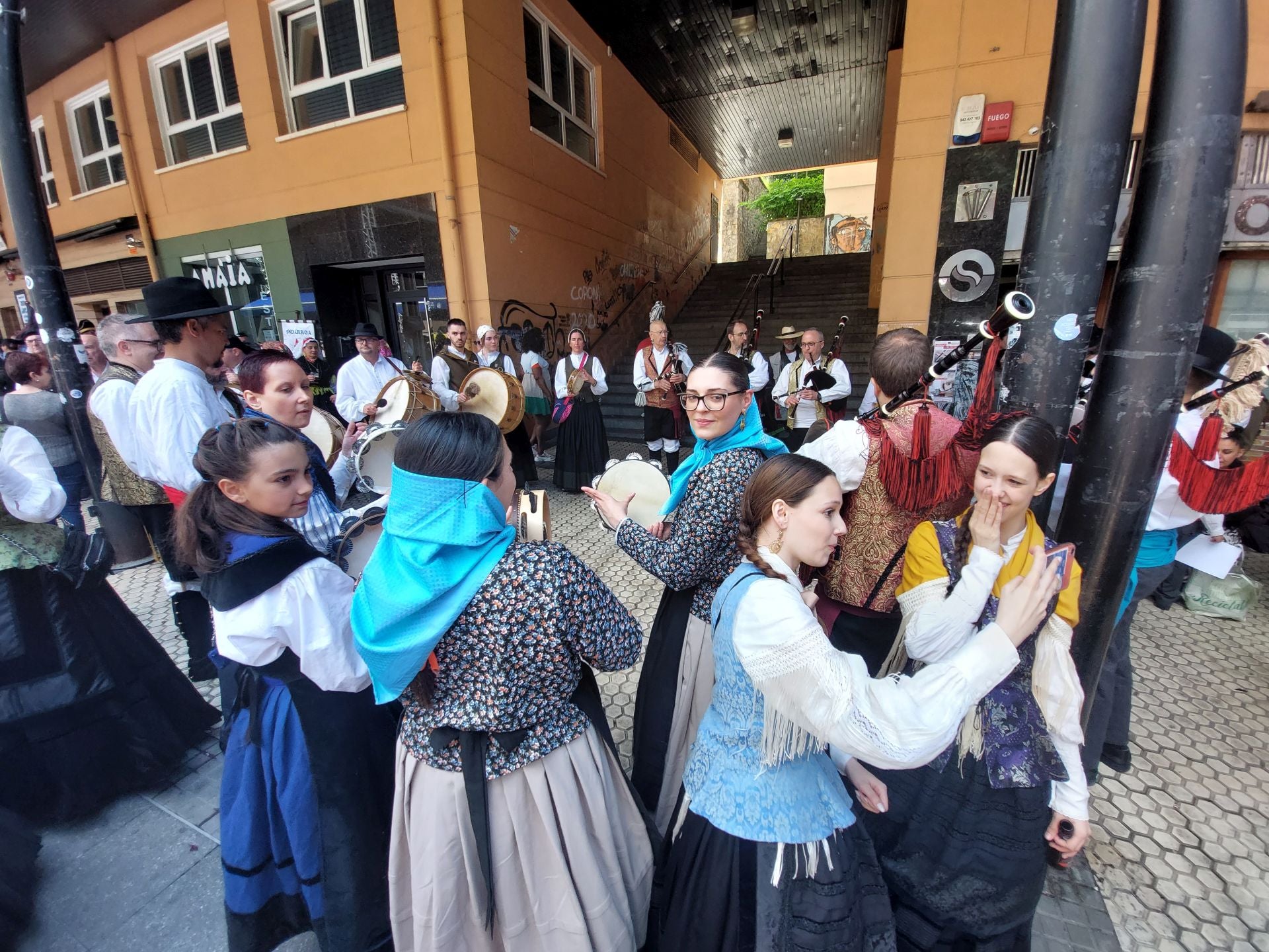 Las imágenes del día de Galicia en Euskadi