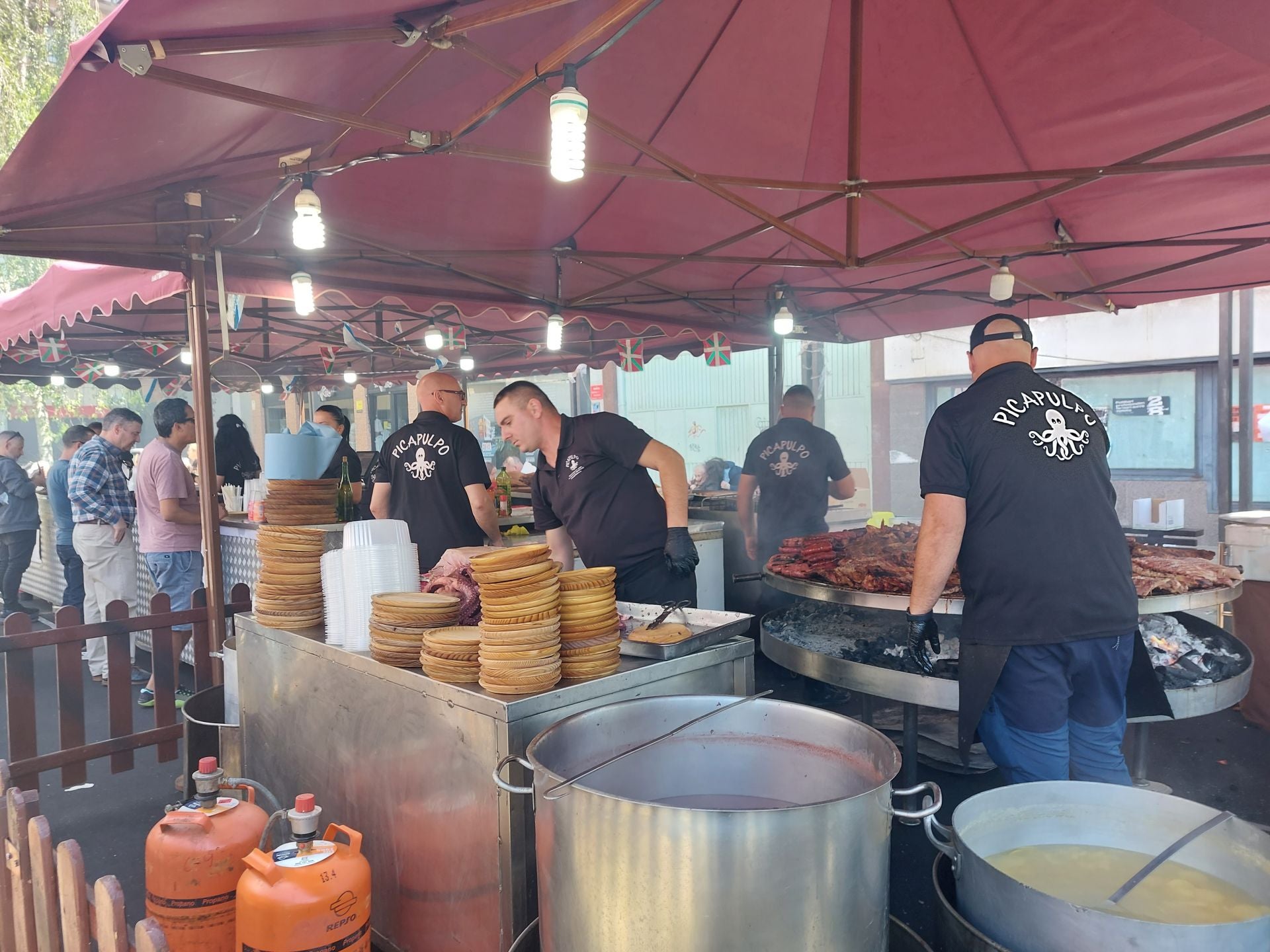 Las imágenes del día de Galicia en Euskadi