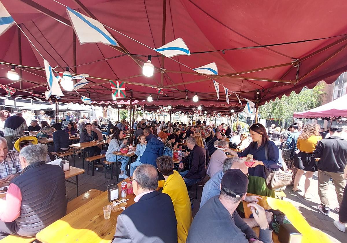 Las imágenes del día de Galicia en Euskadi