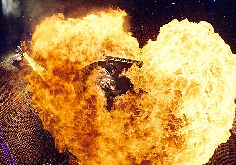 Pólvora, vatios y 1.350 toneladas de montaje: así será el 'infierno' de Rammstein en Donostia