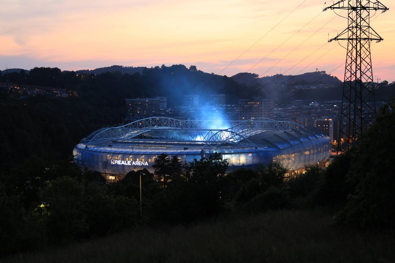 Anoeta &#039;arde&#039; con Rammstein: Las espectaculares imágenes del estadio desde Zorroaga