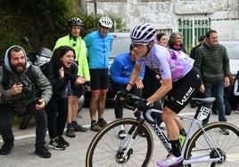 Ane Santesteban, en la Itzulia Women 2024.