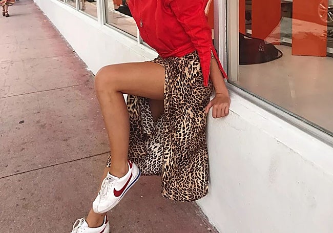 nike cortez leopard