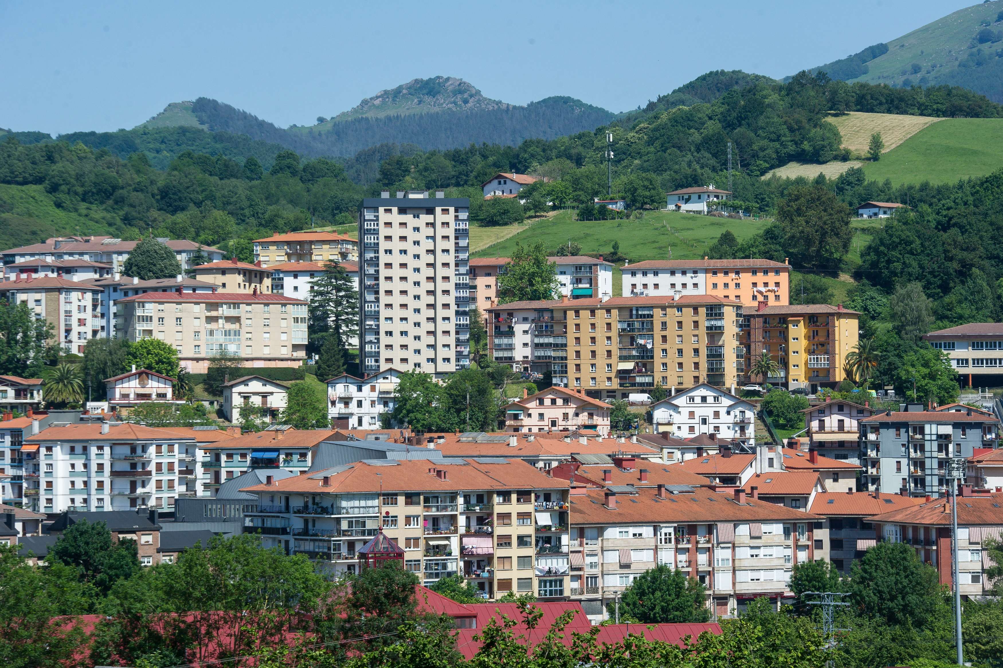 Vista de Andoain.