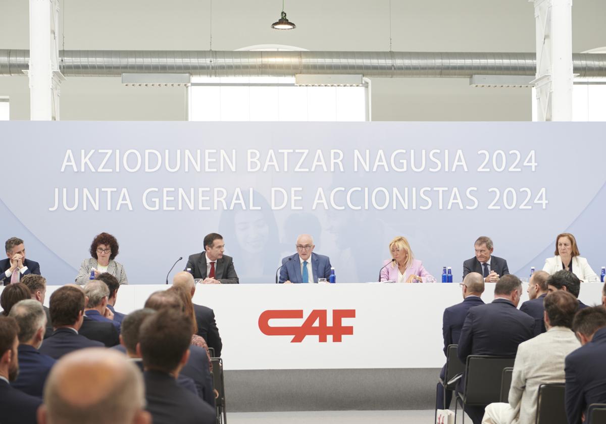 Junta General de Accionistas de CAF celebrada este sábado