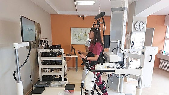 Lokomat, el nuevo sistema robótico de Osakidetza para el tratamiento de pacientes con daños neurológicos
