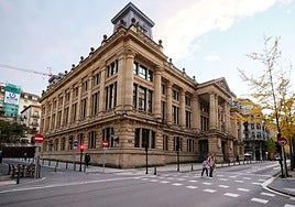 La Audiencia de Gipuzkoa, donde el lunes se celebrará el juicio.