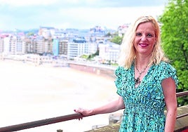 María José Barbarín, en el palacio de Miramar de San Sebastián.