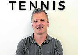 Adolfo Gómez Pinter en las instalaciones de San Sebastián.