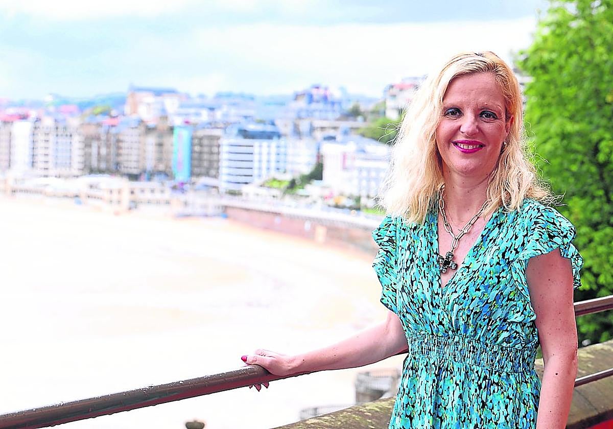 María José Barbarín, en el palacio de Miramar de San Sebastián.