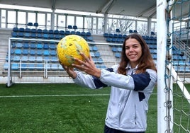 Andreia Jacinto posa en Zubieta para dar por conluida la temporada.