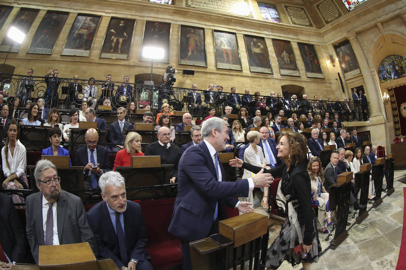 Acto de jura y toma de posesión de Imanol Pradales como lehendakari