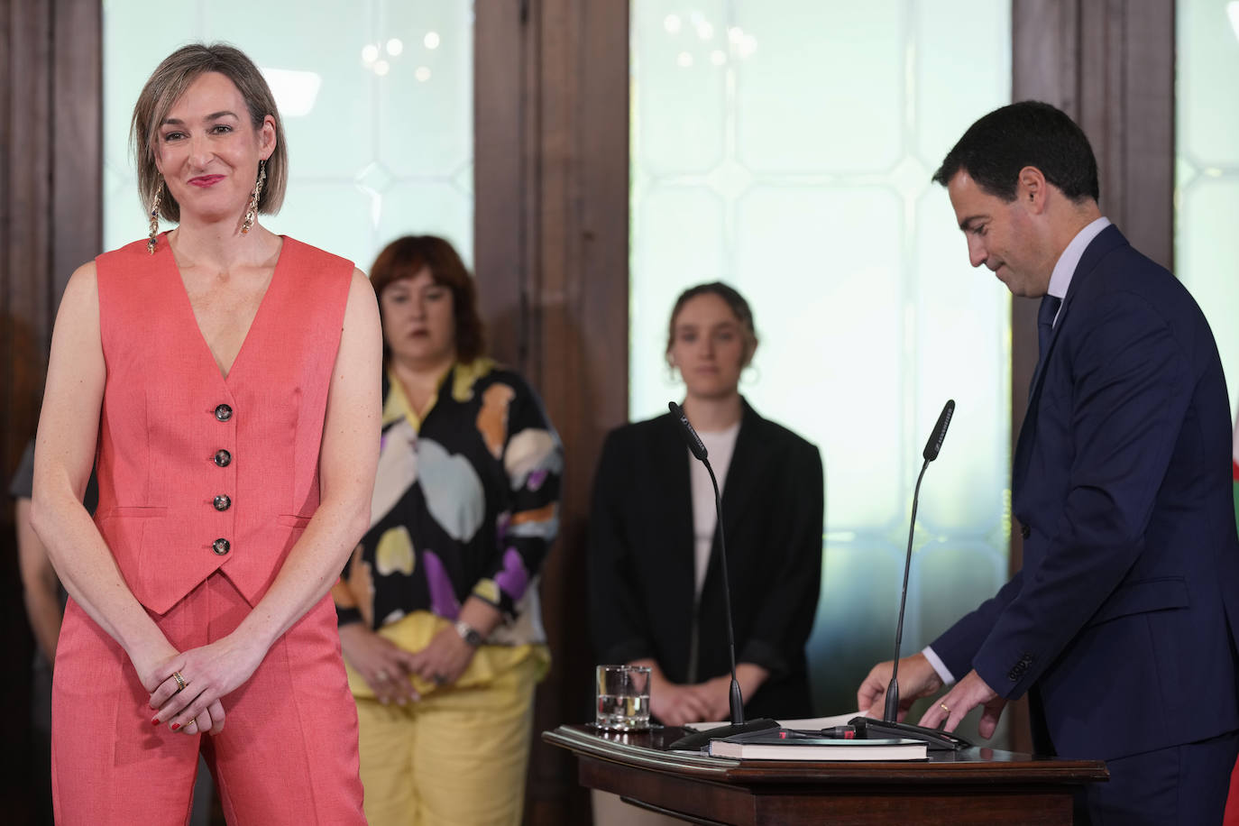 La nueva portavoz y consejera de Gobernanza, Administración digital y Autogobierno, María Ubarretxena.