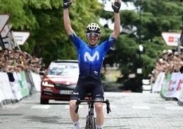 Alex Aranburu ganó el domingo el Campeonato de España en Madrid.