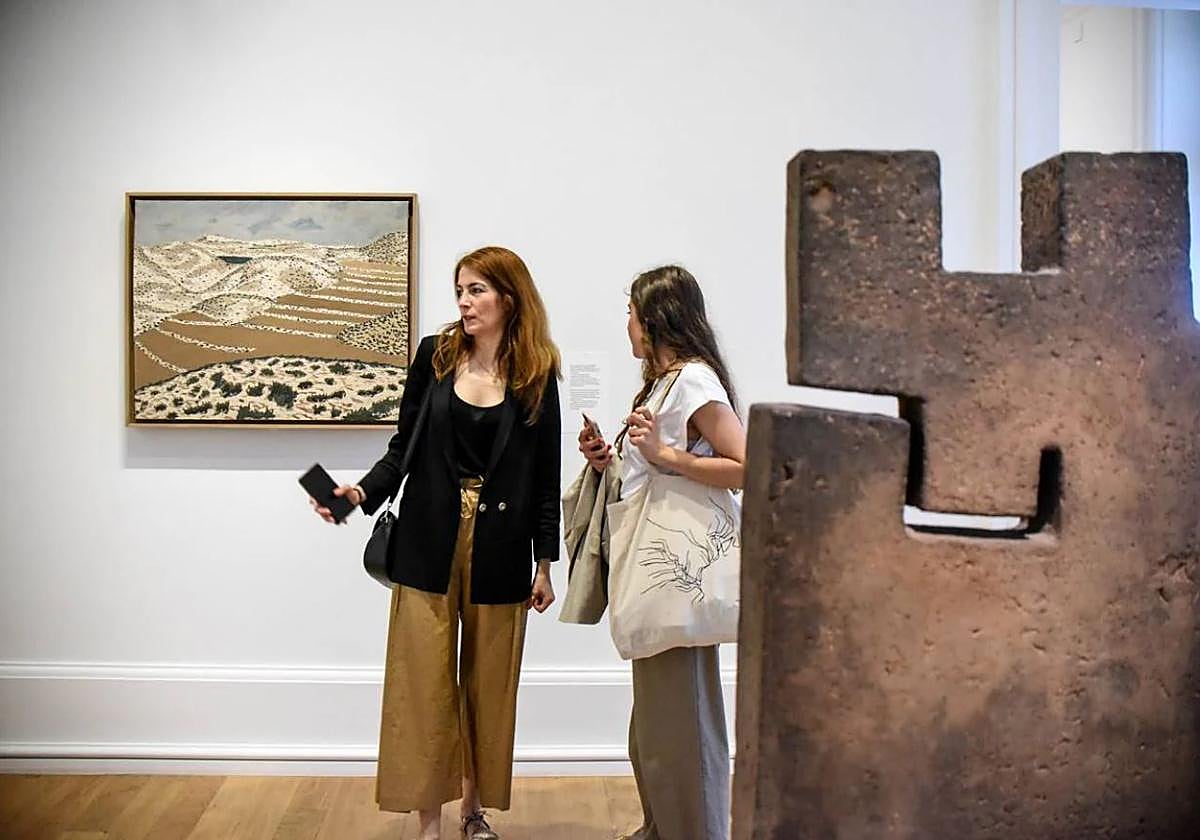 El Bellas Artes muestra la modernidad de Eduardo Chillida y Godofredo Ortega Muñoz