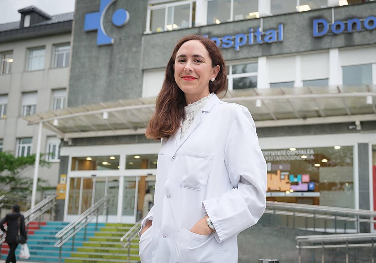 Nerea Ormaetxea, jefa de servicio de Dermatología del Hospital Donostia.