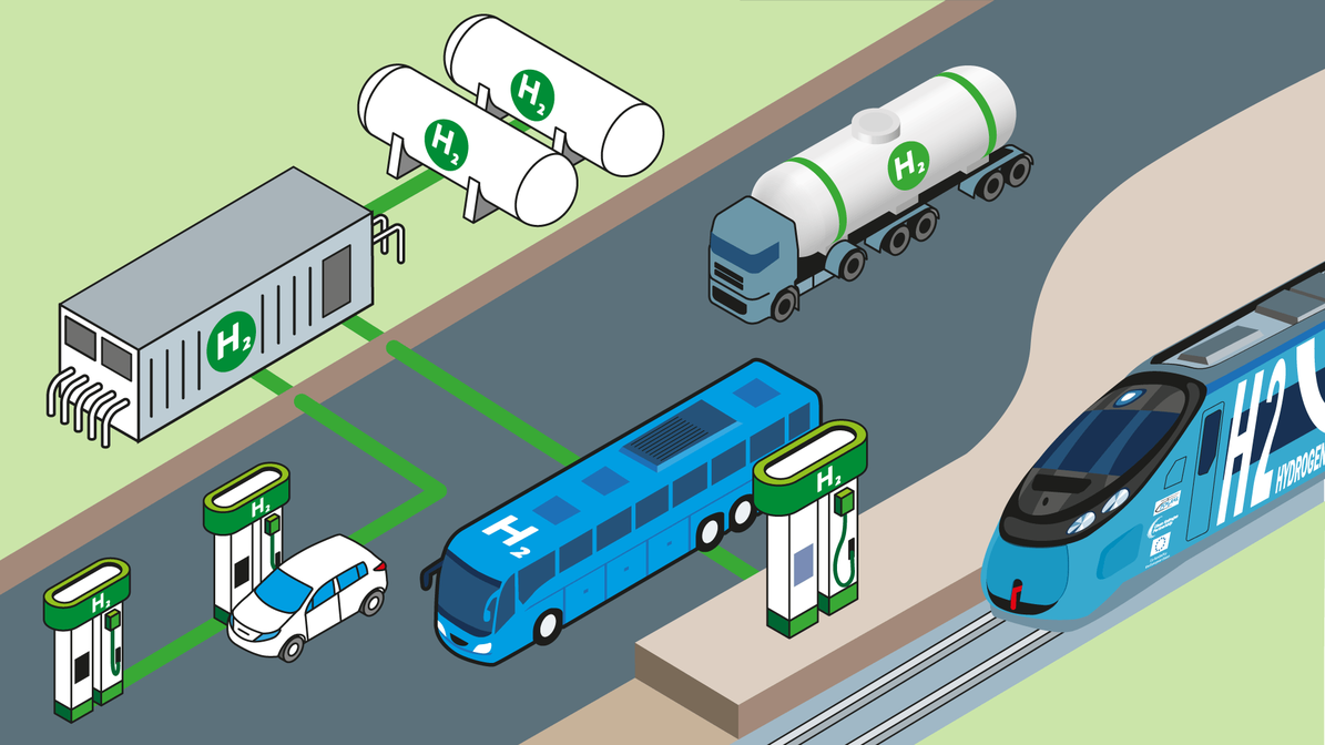 Tecnología de hidrógeno frente al diésel