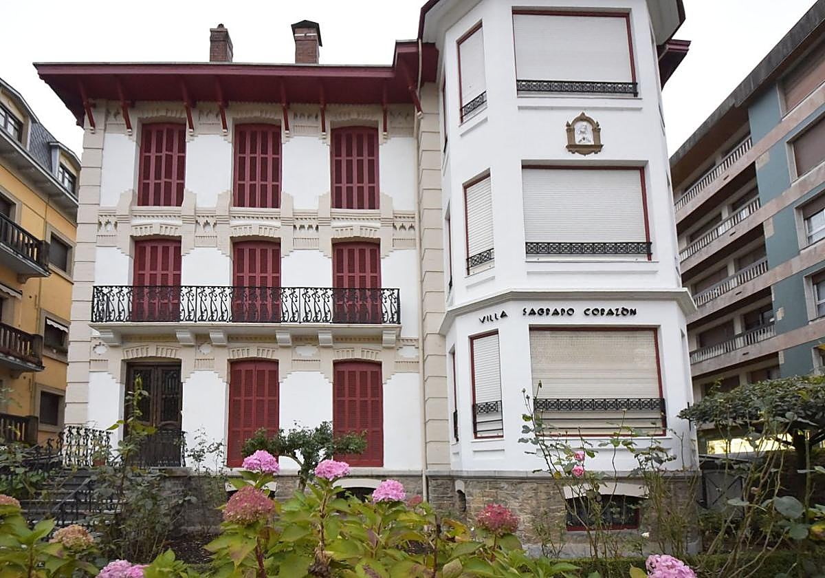 Vista general de la villa Sagrado Corazón, que ha quedado protegida tras la modificación del catálogo municipal del patrimonio.