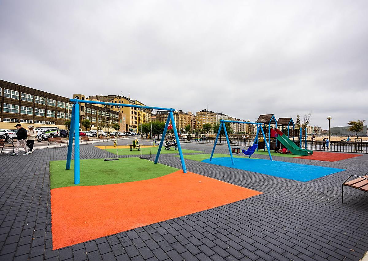 Imagen secundaria 1 - Parques renovados en Cristina Enea, Sagüés y plaza del Txofre.