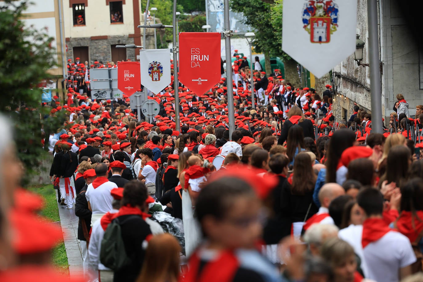 Fotos: Las imágenes del Alarde Tradicional de Irun