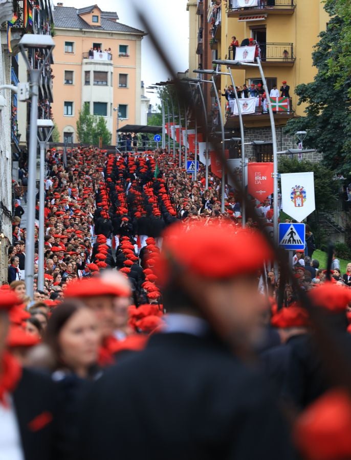 Fotos: Las imágenes del Alarde Tradicional de Irun