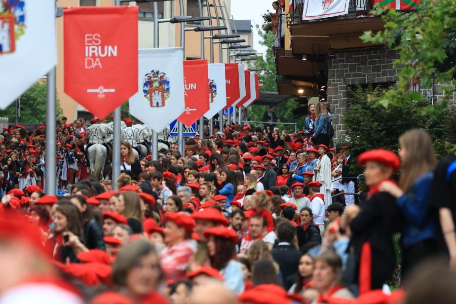 Fotos: Las imágenes del Alarde Tradicional de Irun