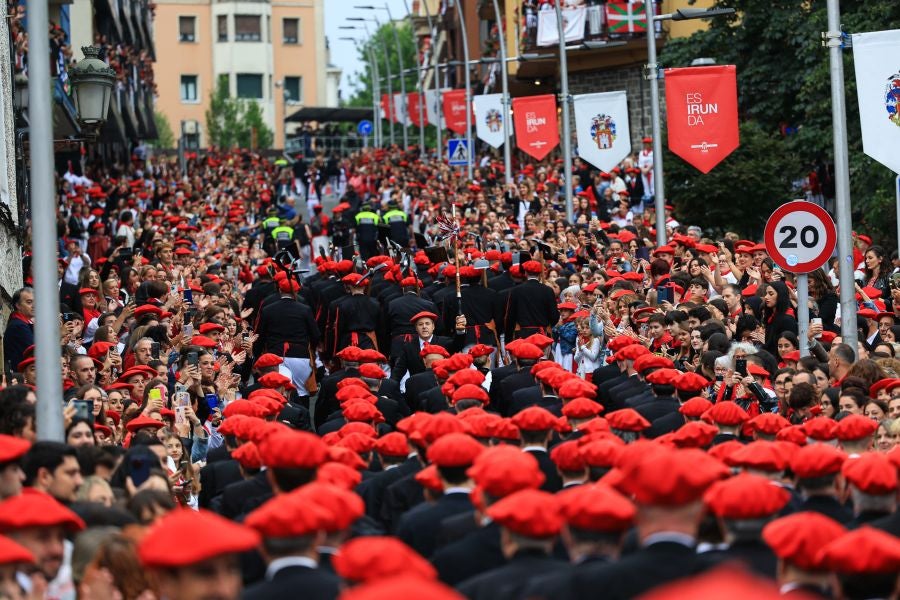 Fotos: Las imágenes del Alarde Tradicional de Irun