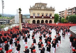 Revive al completo el Alarde Tradicional del día de San Marcial 2024 en Irun