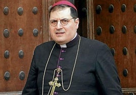 Pablo Rojas en el convento de Belorado.