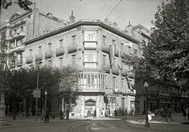 Finca adquirida para el Banco de Bilbao en Avenida esquina Hernani.
