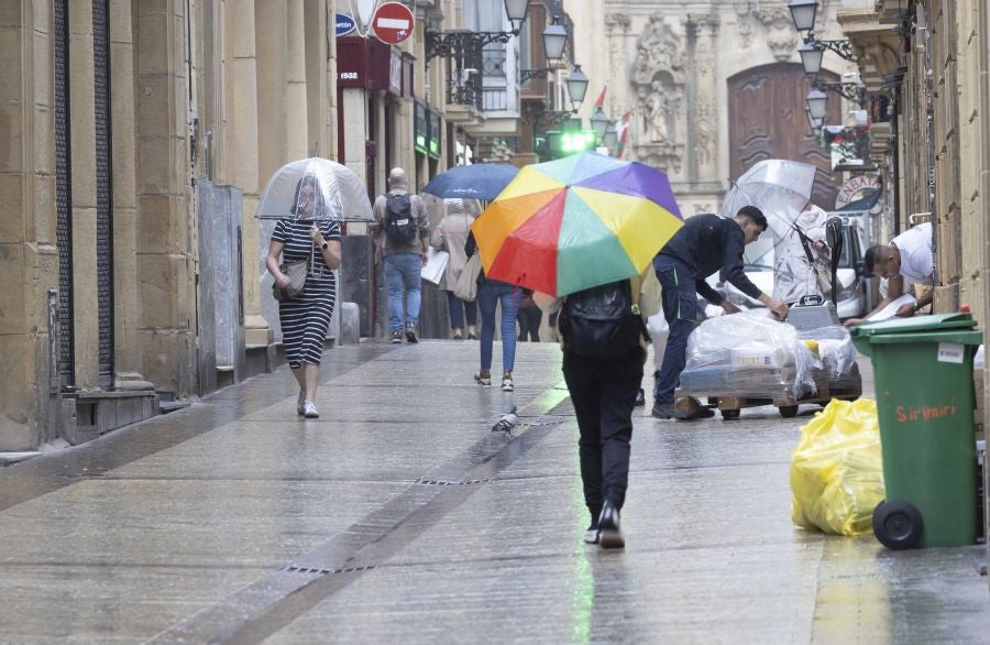 Julio arranca gris y lluvioso