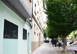 La calle Monasterio de Iranzu de Pamplona, donde se ha producido el asesinato.