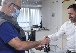 Peio Dufau, candidato del Frente Popular.