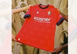 La nueva camiseta de Osasuna para la temporada 24/25