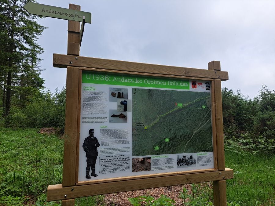 Paseo hasta la cima de Andatza