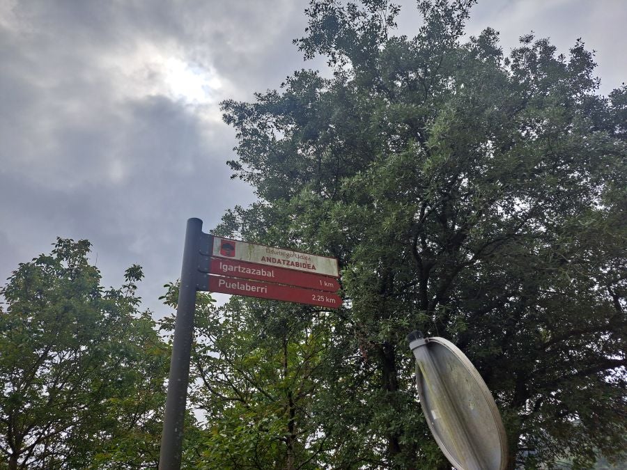 Paseo hasta la cima de Andatza