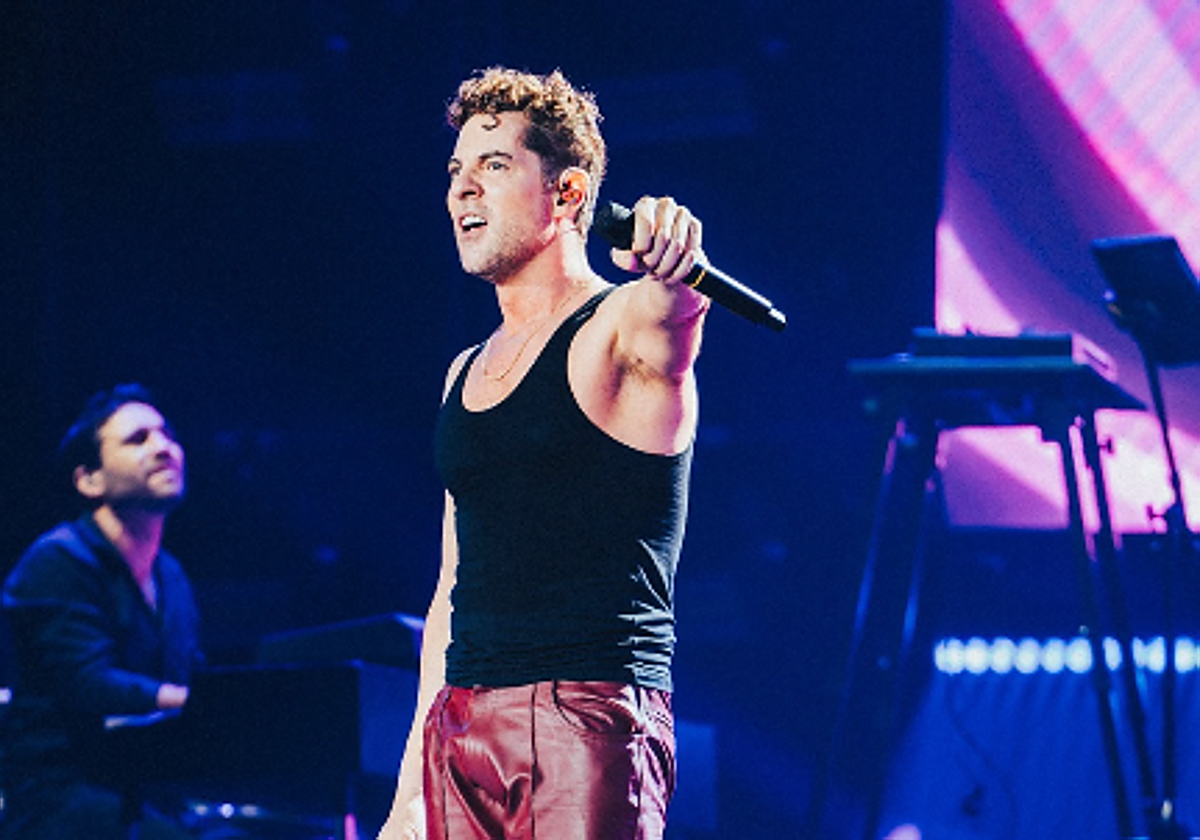 David Bisbal, en un última actuación.