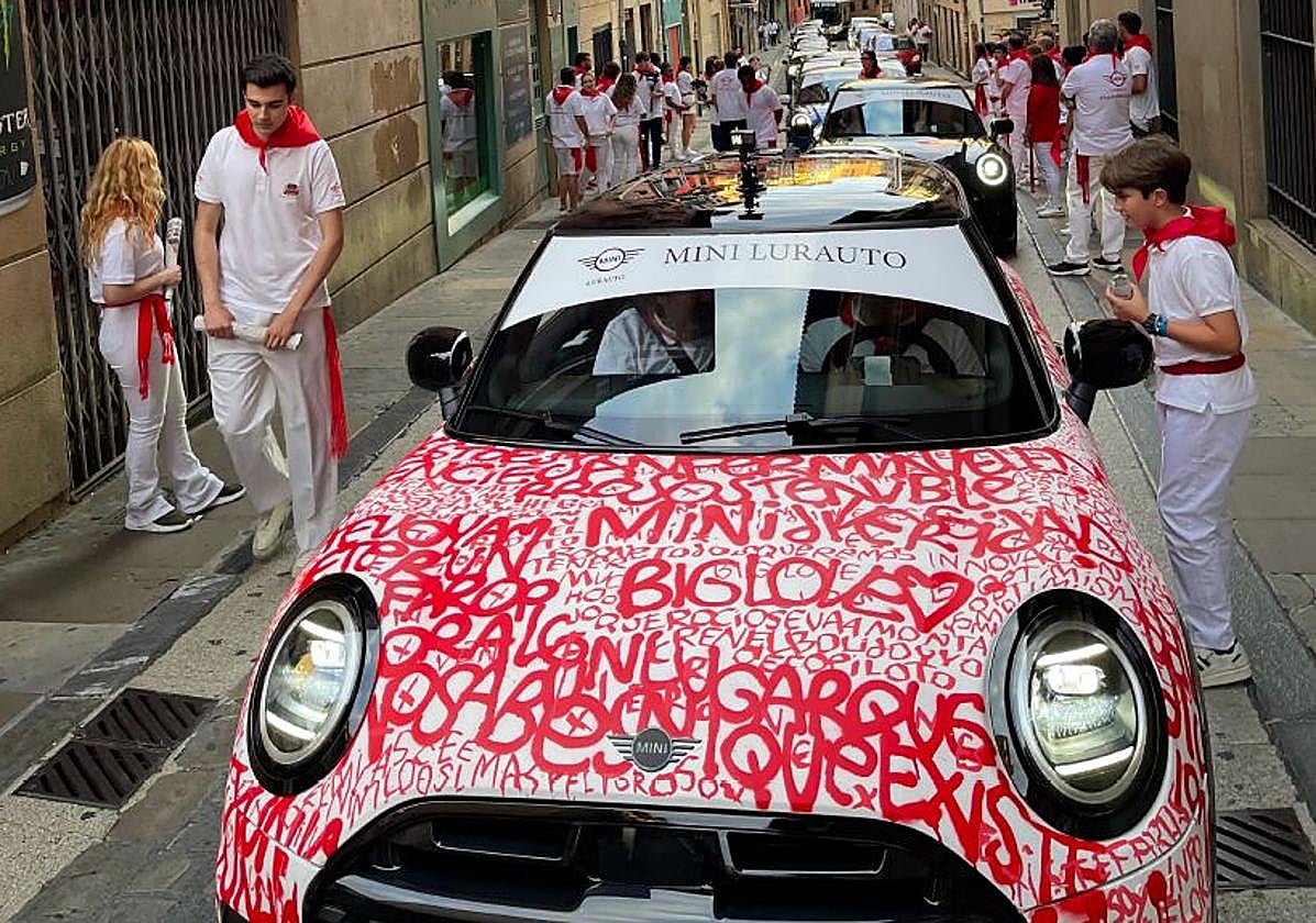 Tercer 'encierro' de Sanfermin, que organiza Lurauto
