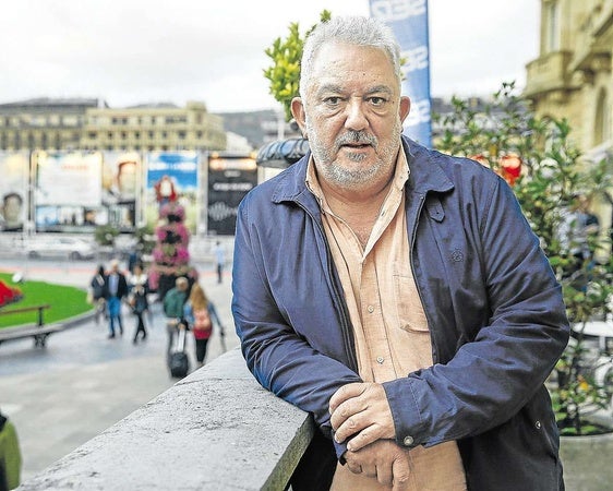 Imanol Uribe en el Festival de Cine de San Sebastián.