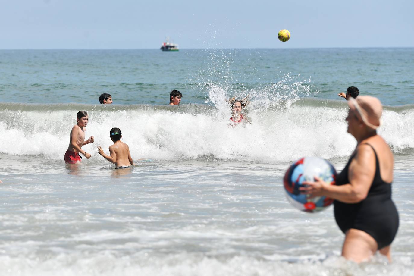 Playas y ríos por fin llenos en Gipuzkoa