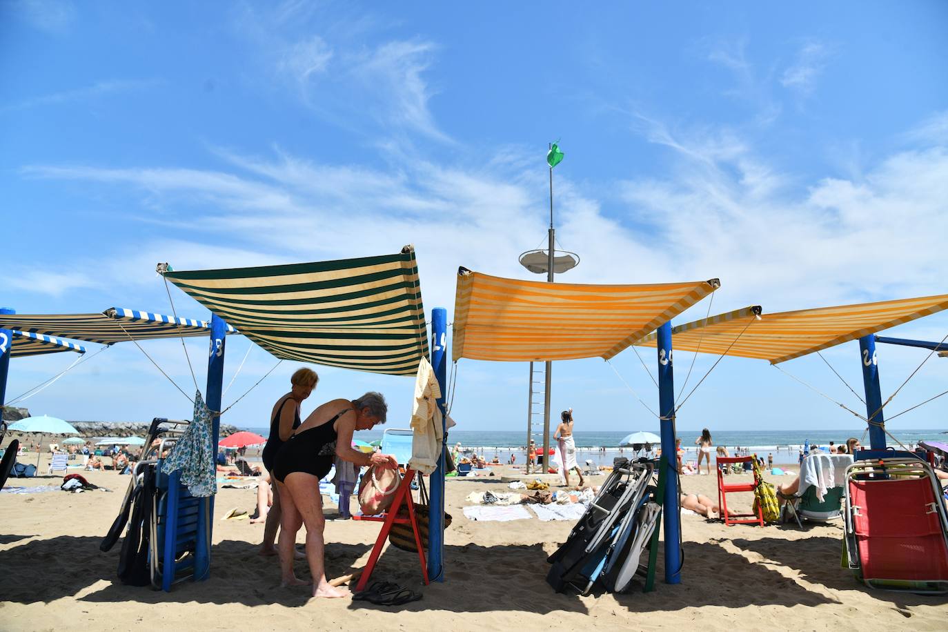 Playas y ríos por fin llenos en Gipuzkoa