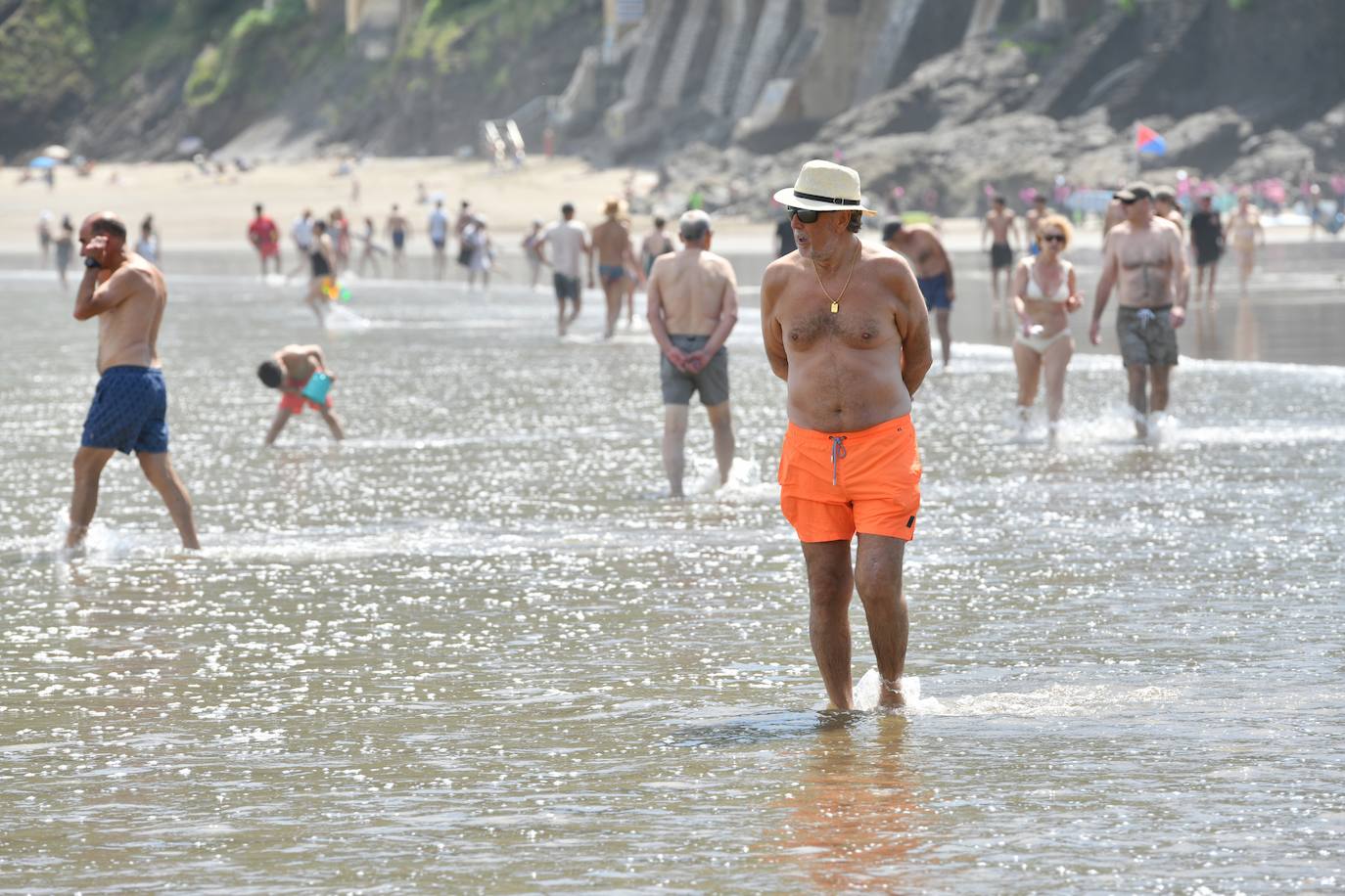 Playas y ríos por fin llenos en Gipuzkoa