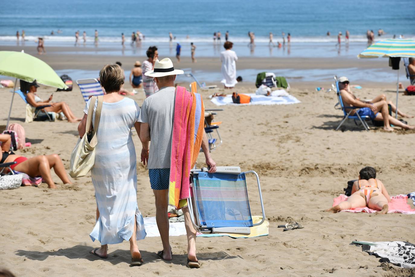 Playas y ríos por fin llenos en Gipuzkoa