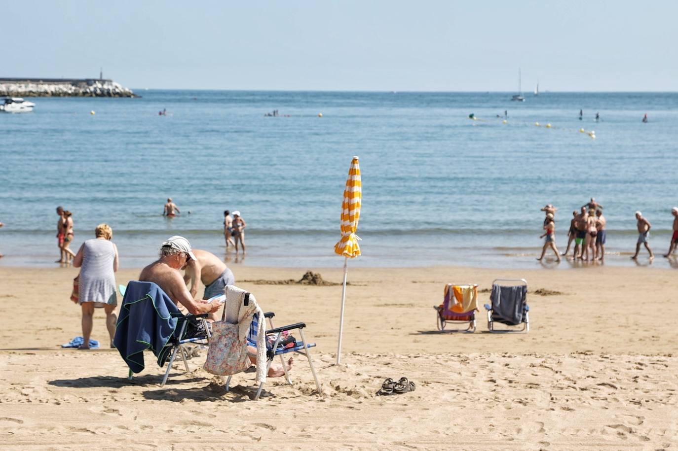 Playas y ríos por fin llenos en Gipuzkoa