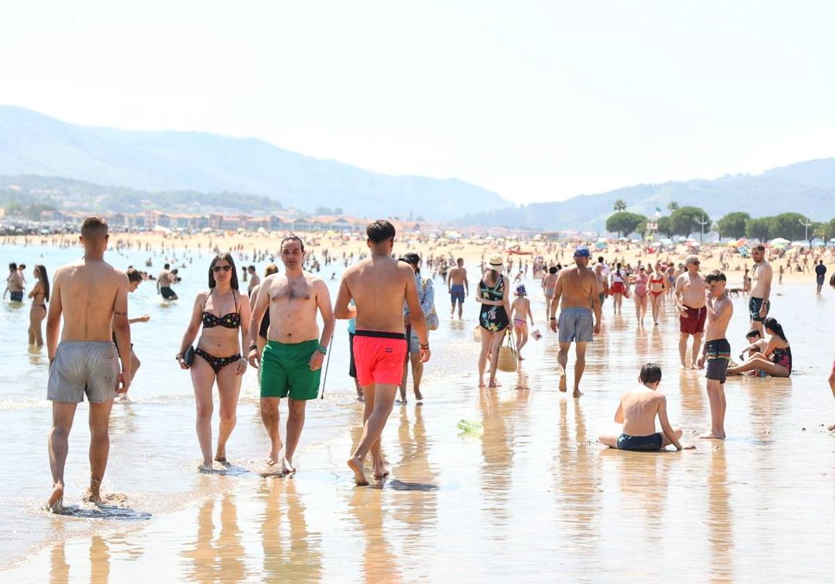 Playas y ríos por fin llenos en Gipuzkoa