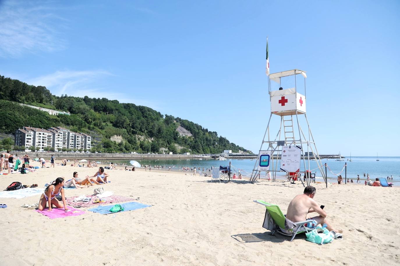 Playas y ríos por fin llenos en Gipuzkoa