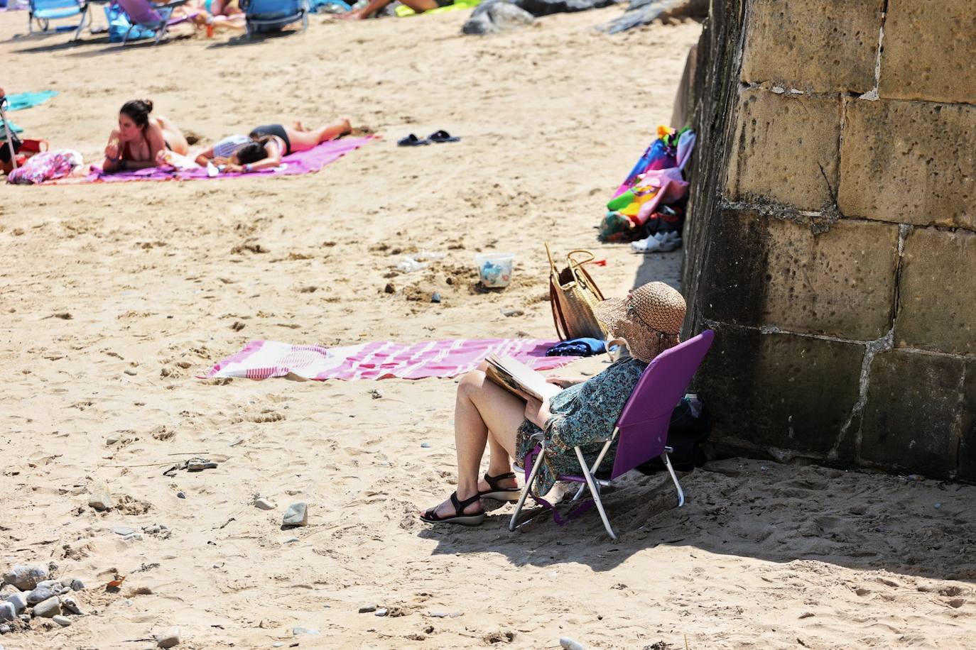 Playas y ríos por fin llenos en Gipuzkoa