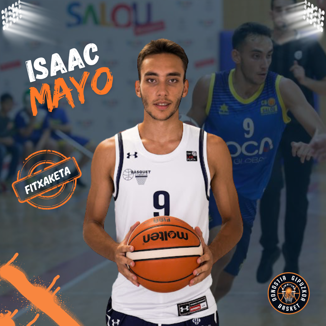 Isaac Mayo, nuevo jugador del Gipuzkoa Basket.
