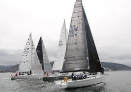 Participantes en la regata Costa Vasca.
